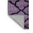 Machine Washable Trellis Purple Area Rug