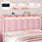 Velvet Upholstered Storage Bed With LED Lights, Storage Platform Bed With 2 Drawer & Charging Station-12461070-12362180