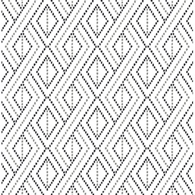 Luxe Haven Boho Grid  9' L x 20.5"" W Peel and Stick Wallpaper Roll