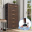 Commode 7 tiroirs 23,22 ", brun-900962625