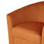 Upholstered Swivel Barrel Chair-1821474030