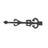 11" H x 3.38" W Surface Mount Single Door Hinge
