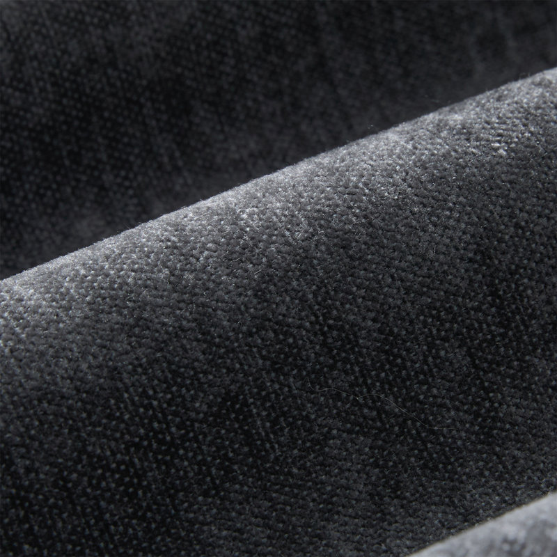 104*60" Sectional Sofa, Dark Gray Chenille