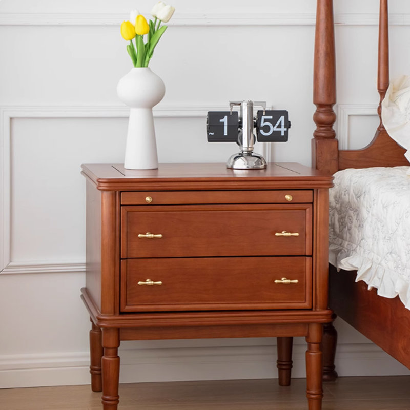 Bedside Cabinet Pullout Storage