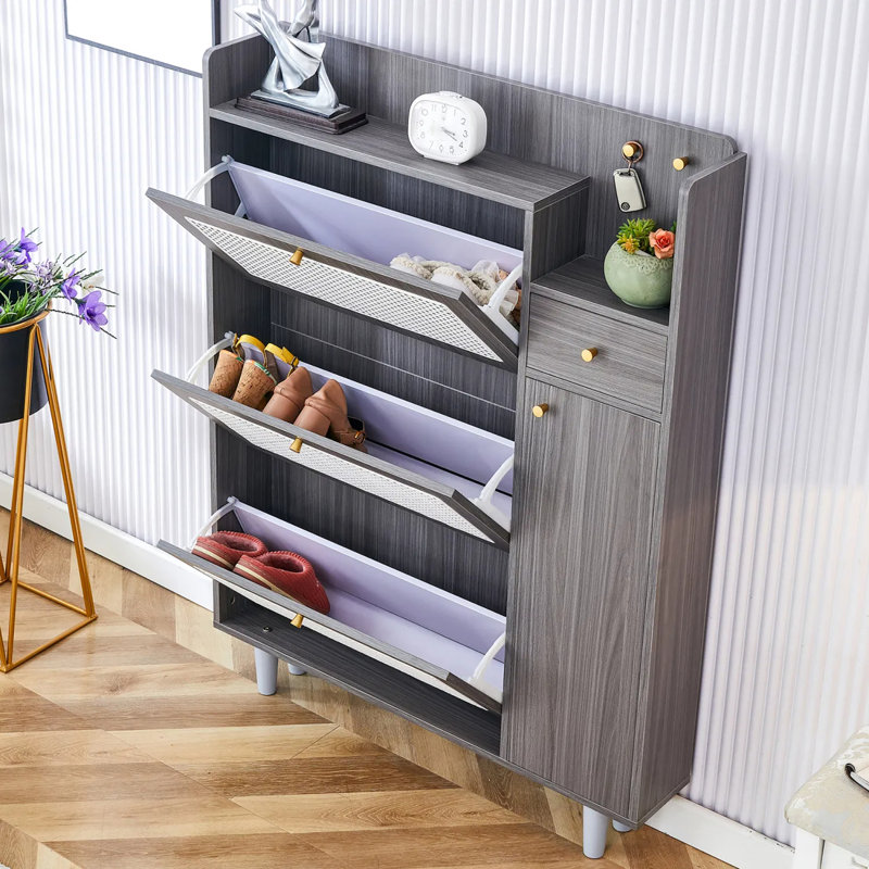 Meuble de rangement 10 paires de chaussures
