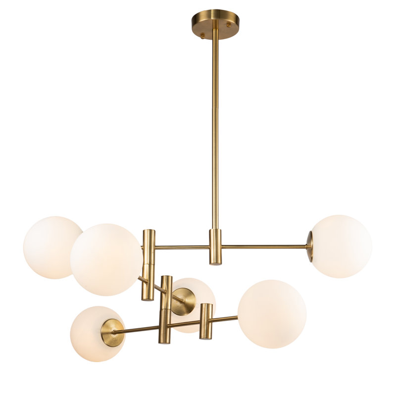 Lustre linéaire unique à 6 lumières Vika