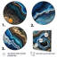 «Teal Gold Geode Gems», reproduction sur toile-1432205641-1432205616