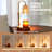 Vintage Style Candle Warmer Lamp With Timer & Dimmer - Electric Wax Melter Light For Jar Candles, Housewarming Gift With 2 Bulbs(Candle Not Included)
