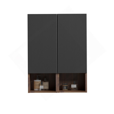 Armoire latérale de salle de bain flottante, armoire de rangement murale pour petits espaces