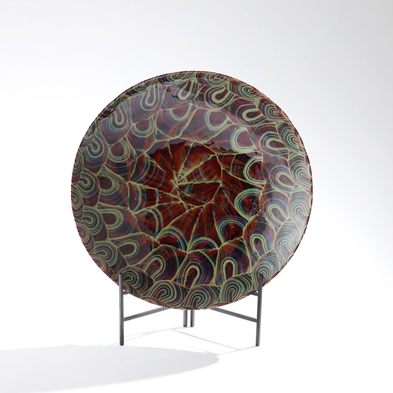 Handmade Glass Decorative Plate