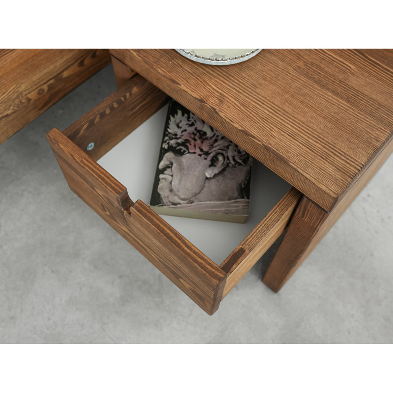 Derrek 40cm W Solid Wood Bedside Table