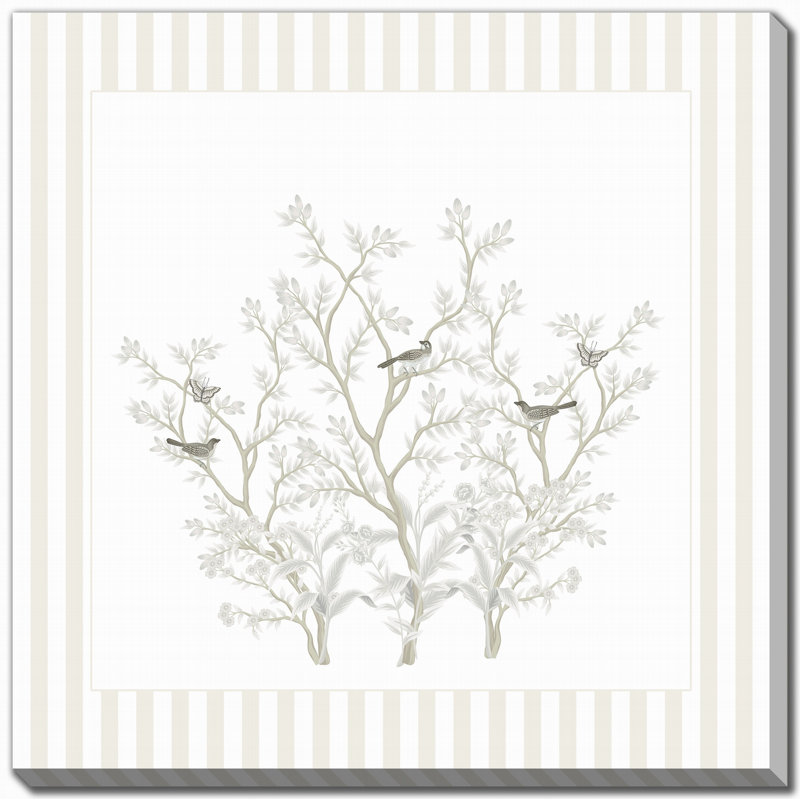 Arbre, art mural sur toile 2, H 38 po x l 38 po