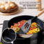 Ensemble d'ustensiles de cuisine en silicone 5 pièces avec poignée en bois, ustensiles de cuisine antiadhésifs pour une cuisson sûre et efficace, résistant à la chaleur et non toxique-112319930