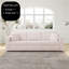 Canapé moderne modulaire souple pour 3 personnes de 106,3 po - Conception hautement polyvalente et confortable. Idéal et rose. Choix de meubles moelleux.-1022923061-1022923056