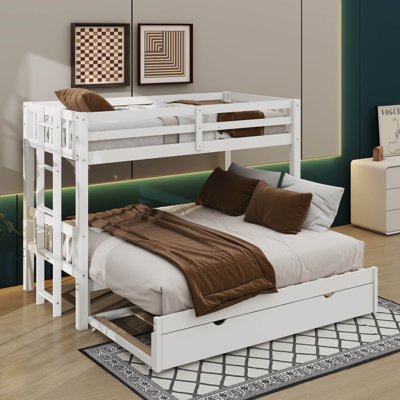 Twin Bed With Pull-Out Trundle Bed