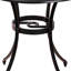 Table bistro d'extérieur pour jardin Merrimack, bronze