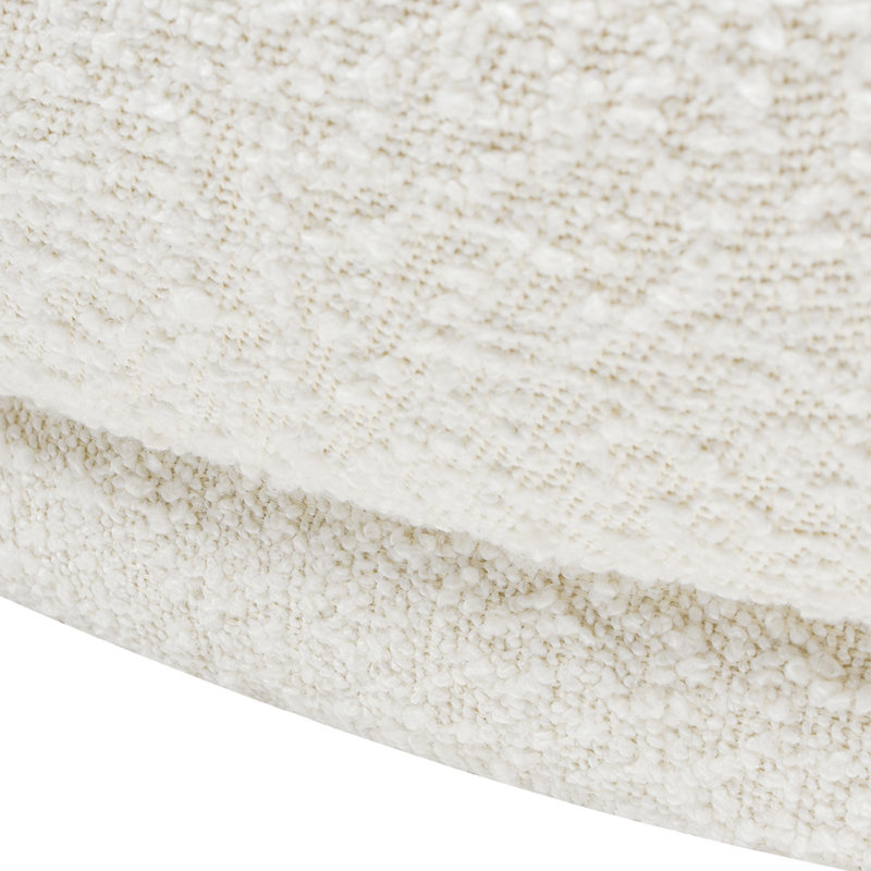 Flâneuse rembourrée, Boucle, White