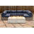 Lsi Fully Assembled 7 Pieces Sectional Seating Group With Firepit And Sunbrella Cushions-2116336347