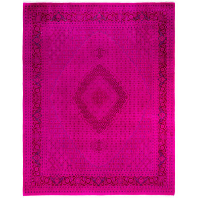 Tapis unique en laine 8 pi 2 po x 10 pi 3 po Huckstep
