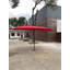 Parasol extérieur imperméable de 15 pi x 9 pi à double face avec table de jardin et parasols simples avec manivelle et évents pour terrasse de jardin