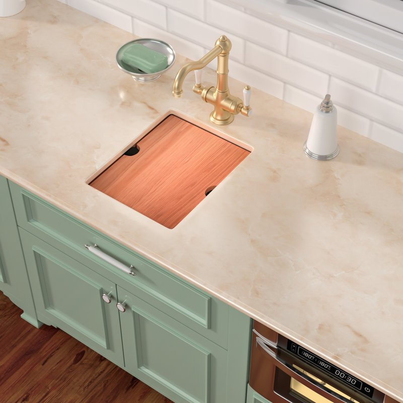Bar Sink Undermount Single Bowl Stainless Steel Workstation Kitchen Sink