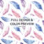 Ensemble de 6 édredons Kids Feathers-131228258