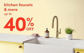 kitchen faucets & more on clearance