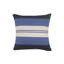  Oreiller 100% coton 22 po x 22 po côtier bleu marine et blanc 22 po x 22 po