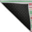 Tapis vert / rose en polyester tissé à la machine Kinslee-518625425