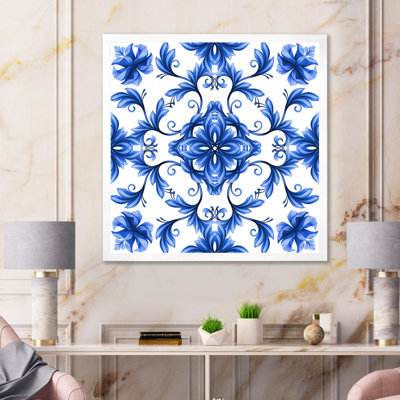 Abstrait floral - reproduction sur toile