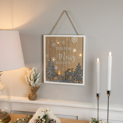 13,75 "Murale encadrée" This Is As Merry As It Gets "