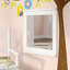 Solid Wood Square Wall Mirror