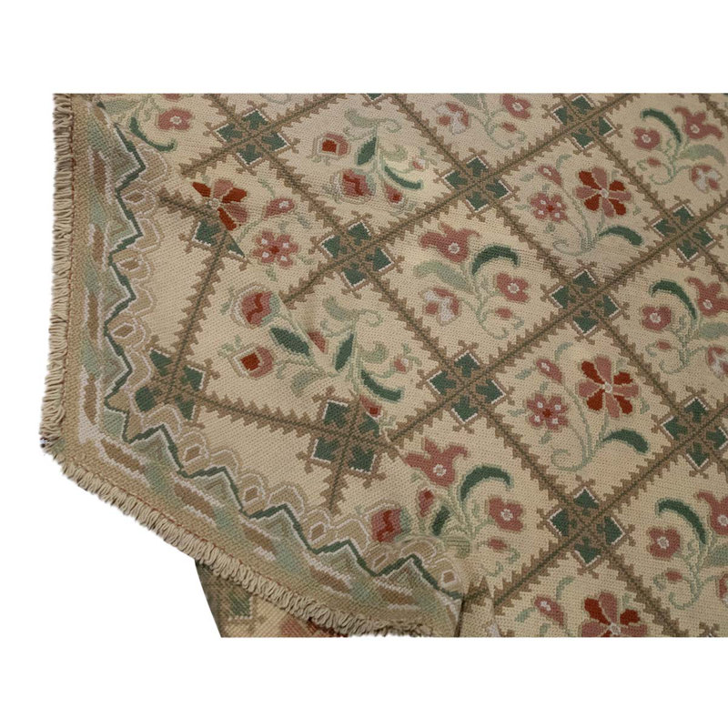 Wool Floral Area Rug