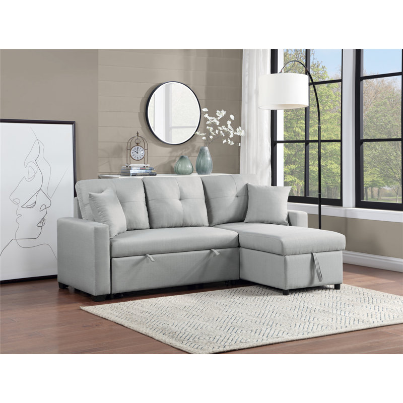 Kassadie Upholstered 53.4'' Sleeper Sofa