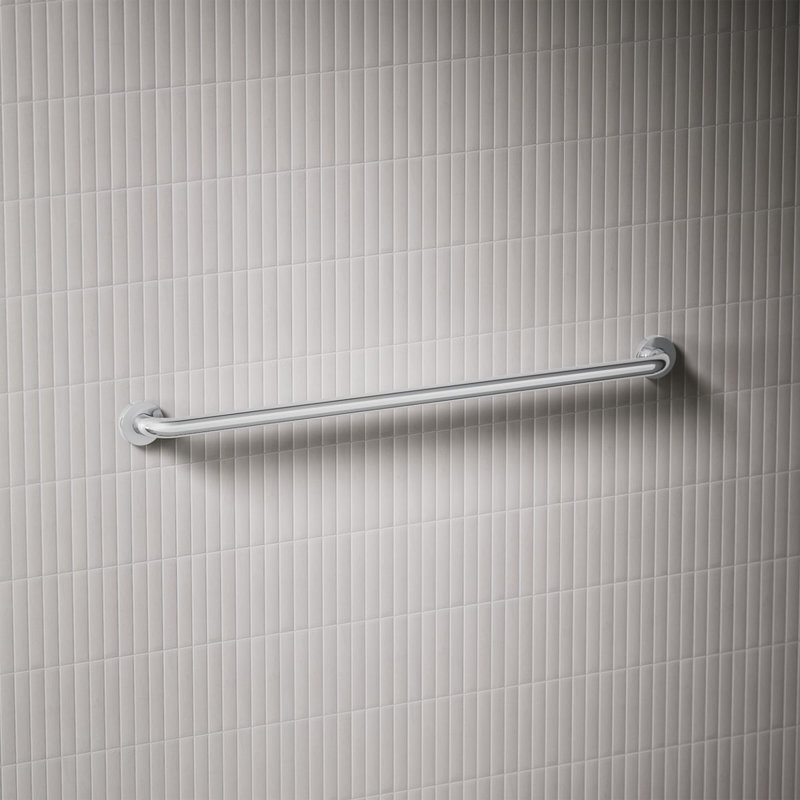 Contemporary Grab Bar, 36"W, Polished Stainless