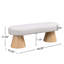 Banc de salle à manger pour la salle à manger, repose-pieds en tissu pour la salle à manger