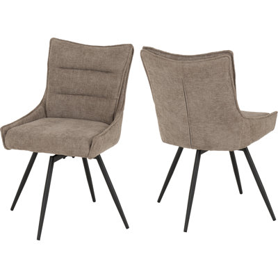Wahpeton Set Of Two Swivel Dining Chairs