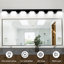 Éclairage de salle de bain noir à 7 lumières DEL à intensité variable avec têtes de lampe rotatives à 360 ° pour salle de bain, meuble-lavabo, miroir et salon-104031282-104032207