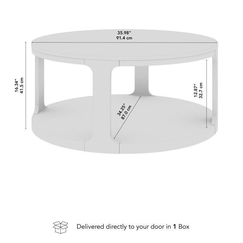 Table basse ronde pour le salon