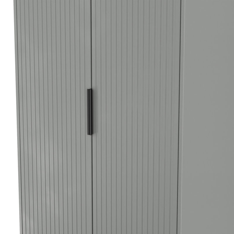 Takirra Double Wardrobe, Grey