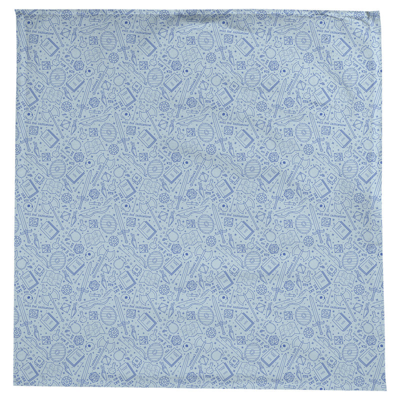 Nappe à motif rpg Leffel, Bleu