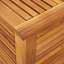 vidaXL Outdoor Storage Box 60 Gal, Deck Box, Acacia Wood with Water-Resistant Bag, Brown 35.4"x19.7"x22.0"