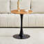 Table ronde ronde, table tulipe circulaire avec plateau de table épaissi et piédestal en métal, table bistro moderne Mid-Century-1187251490