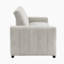 Canapé convertible en tissu texturé transitionnel Ruairi