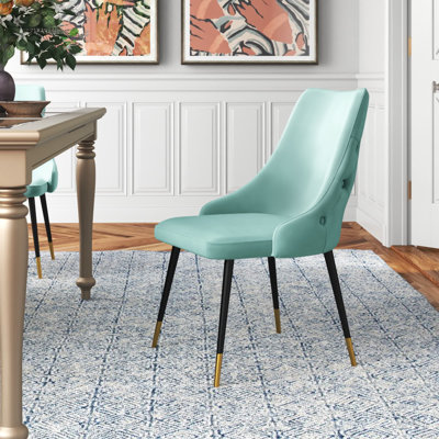 Adorn Button-Tufted Velvet Dining Chair