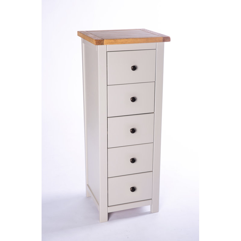 Alec 45cm W Chest of Drawers, Brass