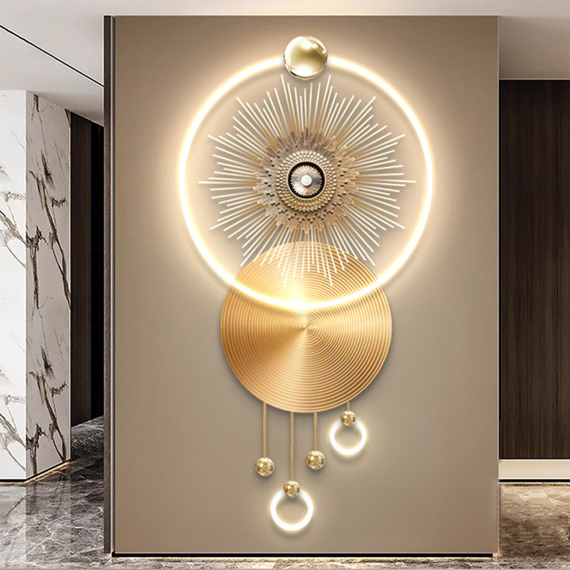 Art mural lumineux à DEL, H 39,37 po x l 20,08 po x P 1,26 po