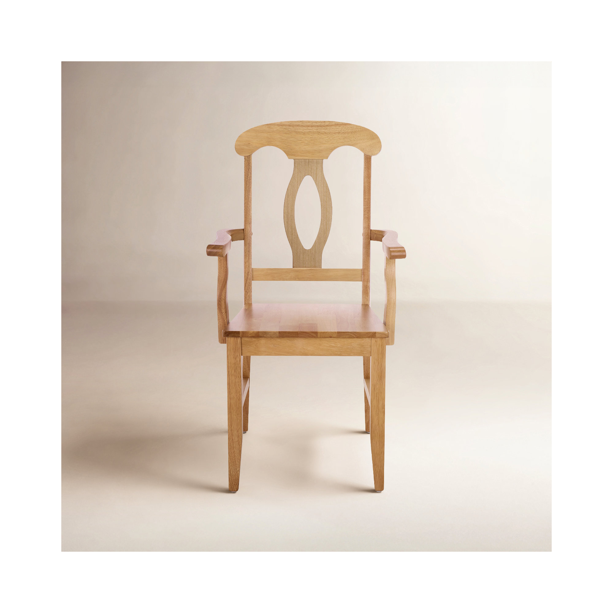 Ottie Arm Chair, Light Oak