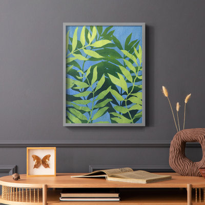«Ocean Vines I», reproduction encadrée - bois massif
