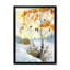 Bouvreuil sur le bouleau d'hiver - Peinture-1484719298-1484719307